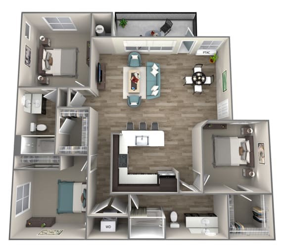 1, 2 & 3 Bedroom Apartments in Vancouver, WA Hearth Apartments